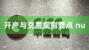 开户与交易规则要点 nu