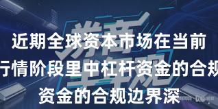 近期全球资本市场在当前结构性行情阶段里中杠杆资金的合规边界深